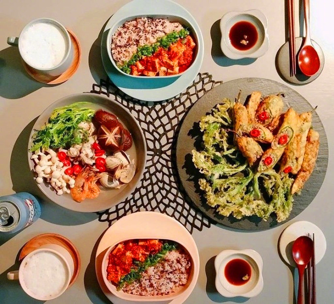 幸福的二人世界美食图片
