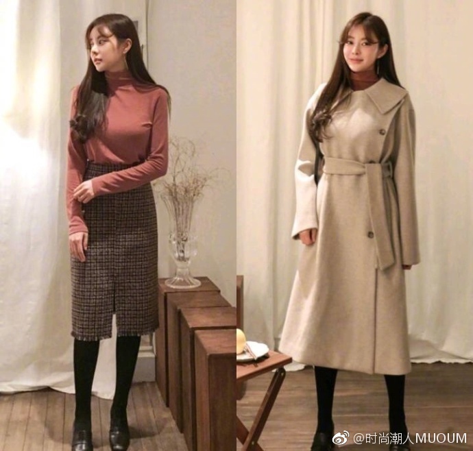 温柔气质的外套与内搭的日常搭配参考Look