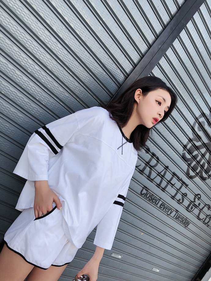 清纯美女春夏穿衣搭配风格图片 7