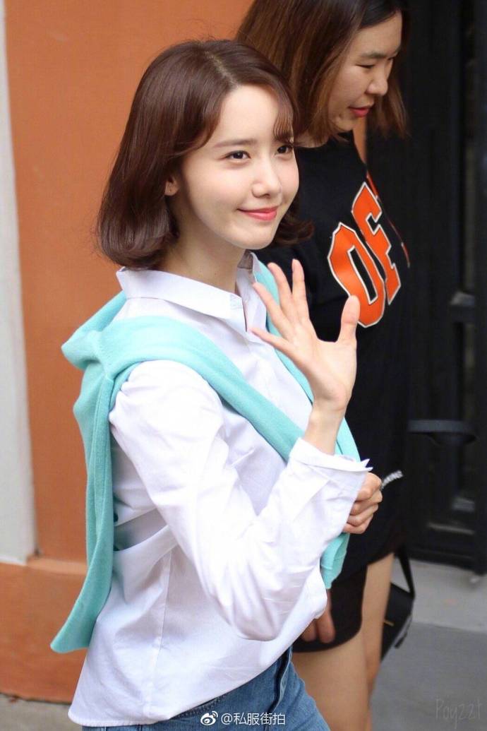 韩国美女明星林允儿泰国广告拍摄路透饭拍 6