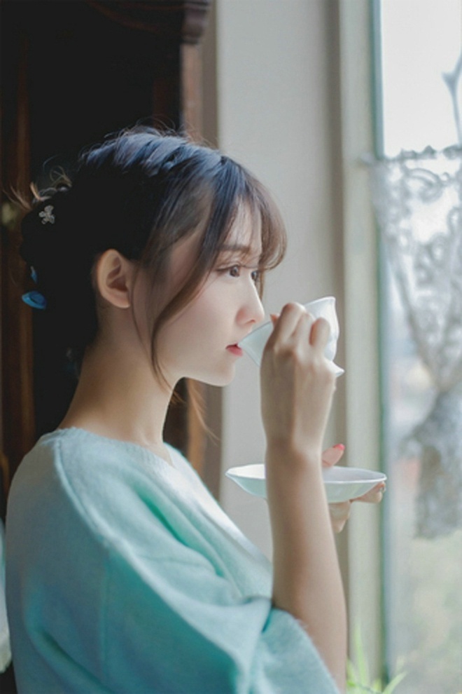 清纯美女午后闲暇时光小清新图片 3