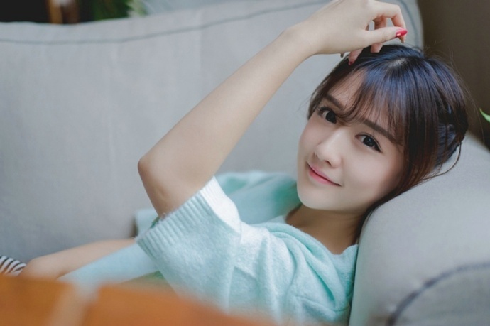清纯美女午后闲暇时光小清新图片 6