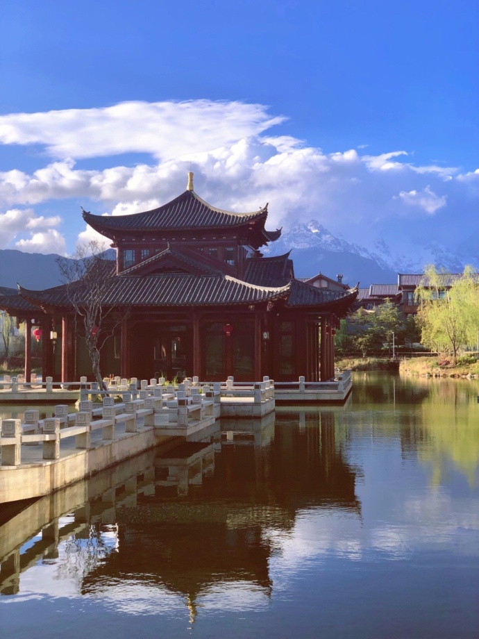 丽江的今天丽江的蓝天丽江的风景图片 3