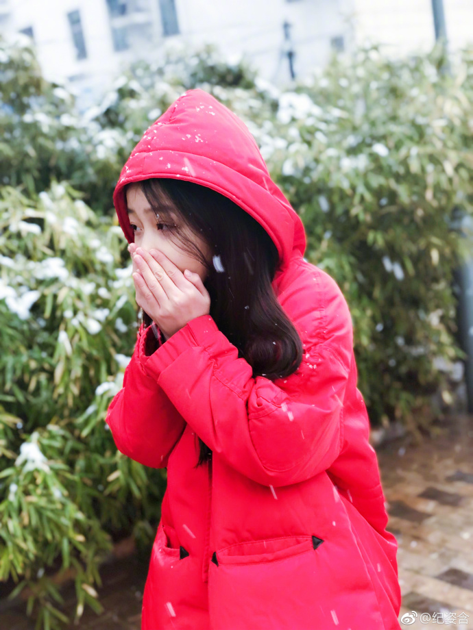 童星纪姿含2018初雪美图 6