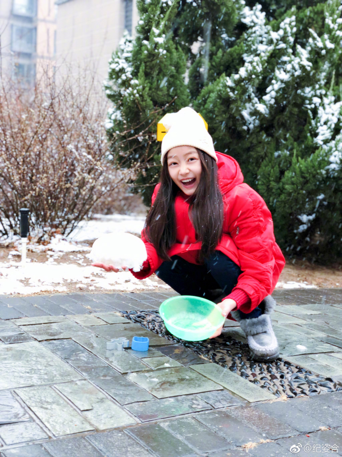 童星纪姿含2018初雪美图 9