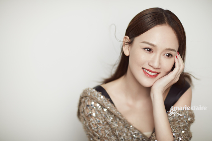 台湾美女明星陈乔恩嘉人杂志时尚封面大片 6