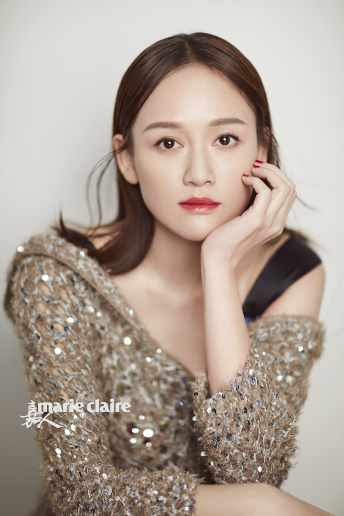 台湾美女明星陈乔恩嘉人杂志时尚封面大片 9
