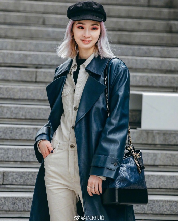 韩国美女模特Irene Kim艾琳&middot;金首尔时装周私服街拍