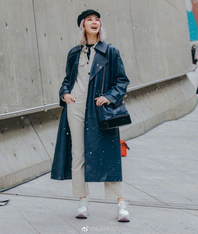 韩国美女模特Irene Kim艾琳&middot;金首尔时装周私服街拍 6