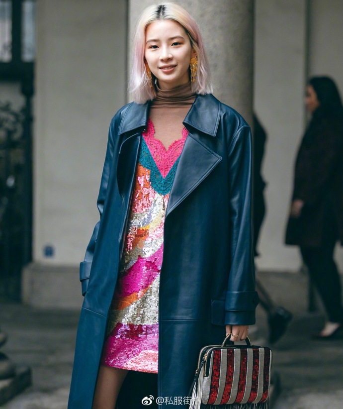 韩国美女模特Irene Kim艾琳&middot;金首尔时装周私服街拍 9