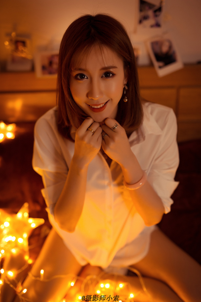 东北美女模特爱冰大人白衬衫唯美诱惑图片 3