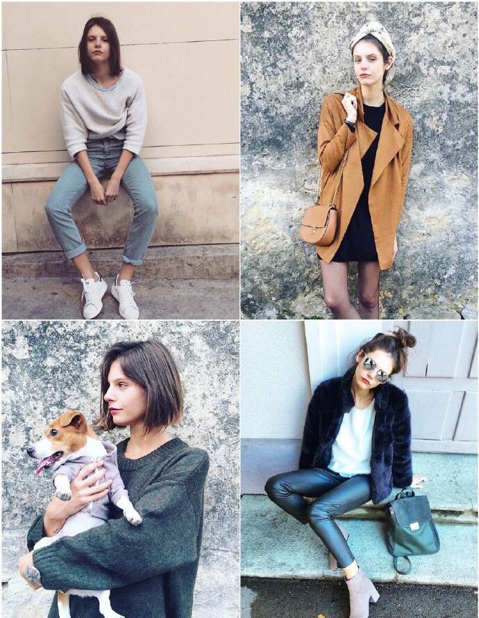 23岁的法国美少女Aliz&eacute;e Gamberini穿搭合辑