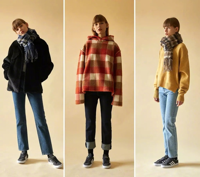 简单清爽的色系穿衣搭配look 9
