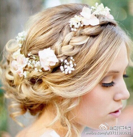 女人看到都无法自拔的新娘发饰图片 9