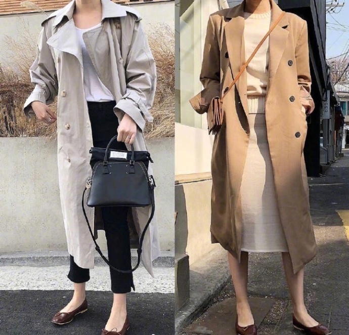 保暖与休闲感兼备的大衣风衣穿衣搭配look 4