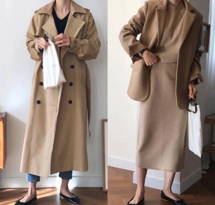 保暖与休闲感兼备的大衣风衣穿衣搭配look 6