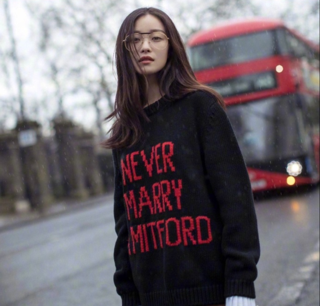 大眼美女明星倪妮&times;GUCCI教科书式的街拍舒服却不 4