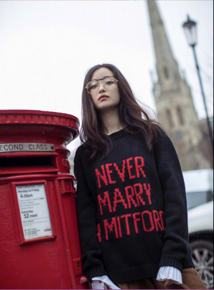 大眼美女明星倪妮&times;GUCCI教科书式的街拍舒服却不 12