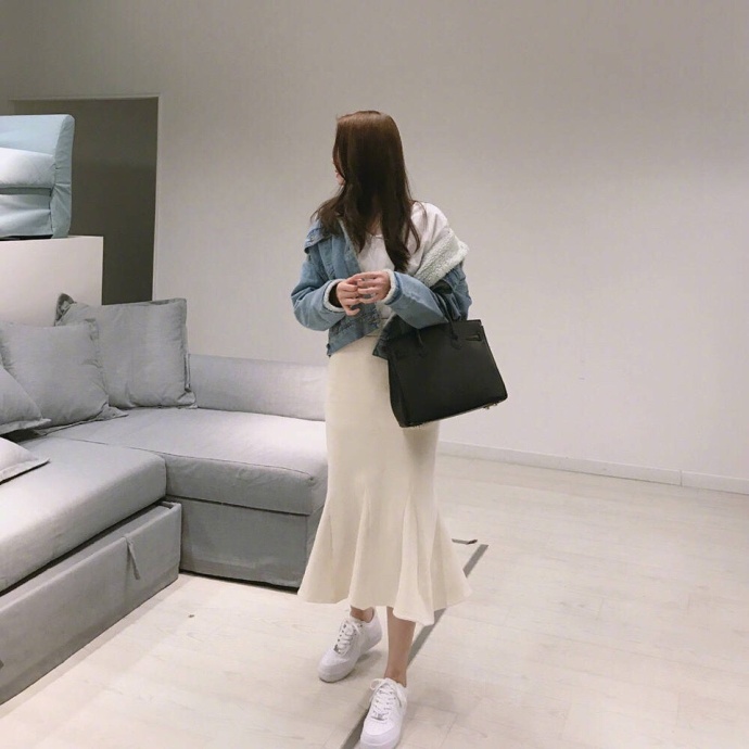 高挑熟女的气质优雅女人风搭配look
