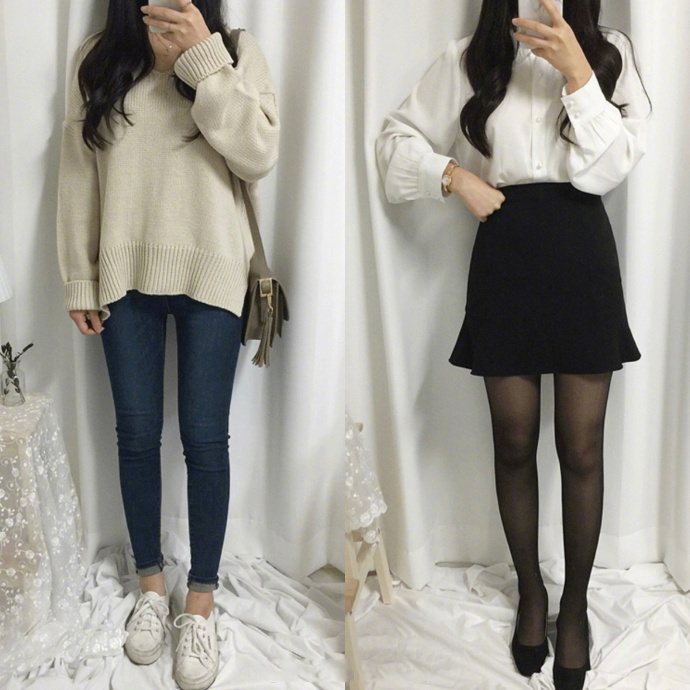 甜美少女感穿衣搭配look示范 8