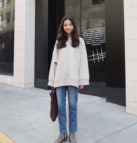 168cm高个子美女日常街拍搭配图片