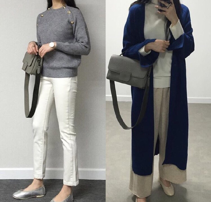 显得很高档高级感的灰色系穿搭图片 7