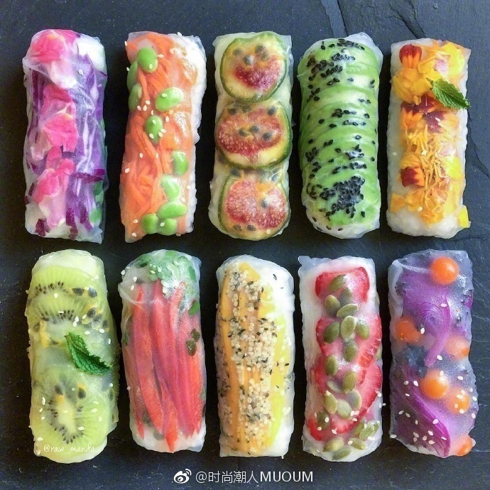 高颜值的越南蠢卷美食图片 5