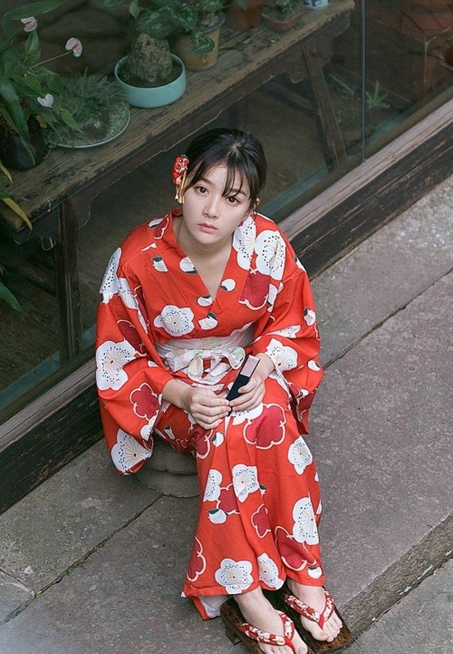 清纯美女樱桃小嘴配日本和服清纯写真 4