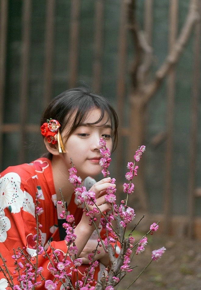 清纯美女樱桃小嘴配日本和服清纯写真 7