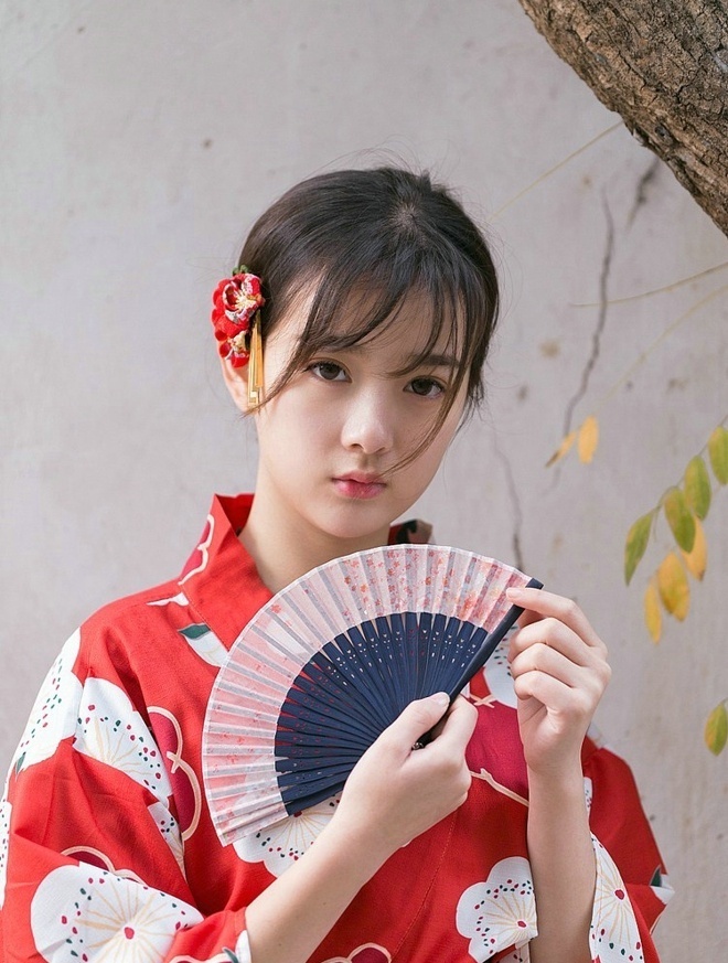 清纯美女樱桃小嘴配日本和服清纯写真 8