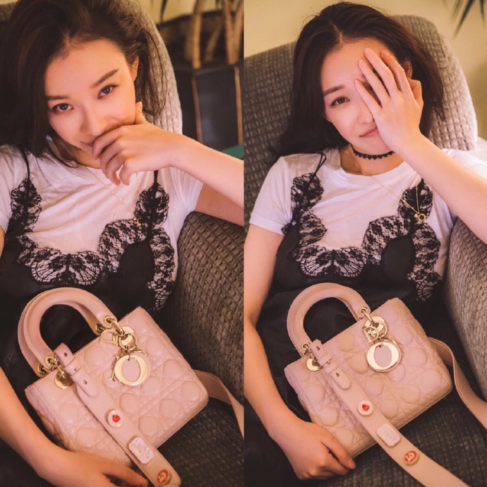 大眼美女明星倪妮怎么摆拍都很美的拍照pose 2