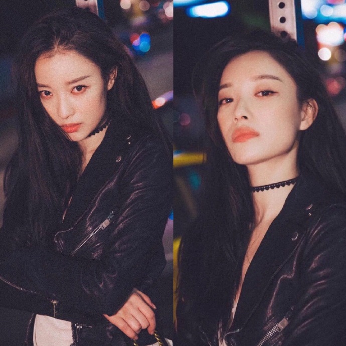 大眼美女明星倪妮怎么摆拍都很美的拍照pose 6