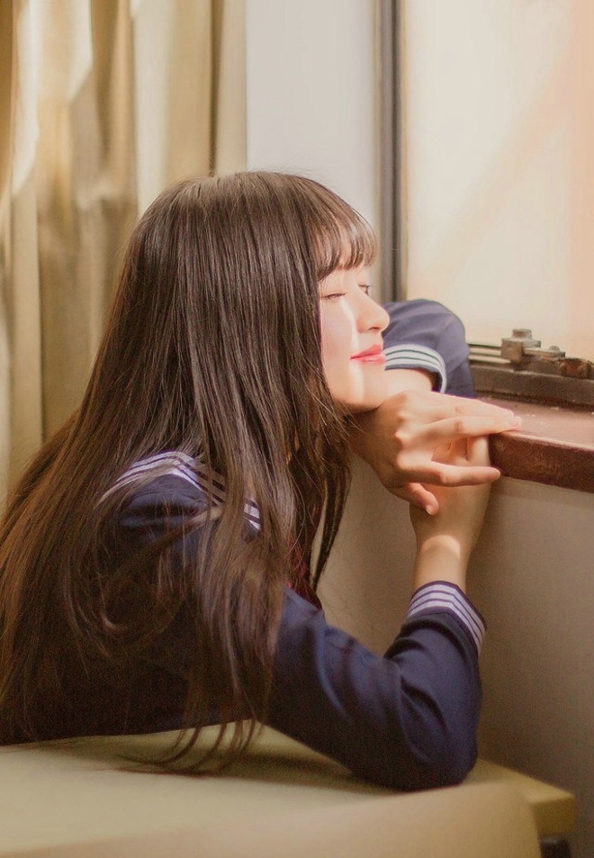 长发清纯美女学生妹装清纯图片 2