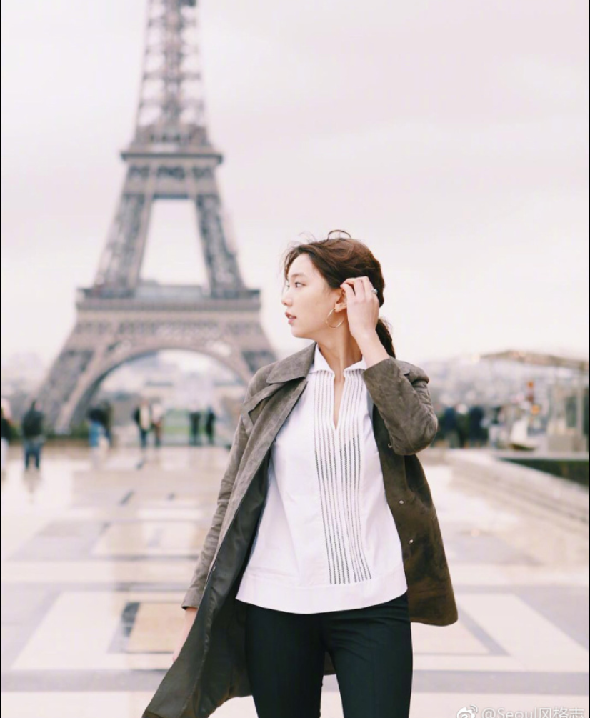 韩国美女模特李圣经私服穿搭图片 16