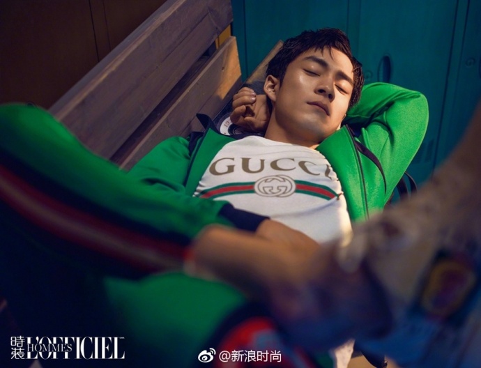 东北男明星帅哥韩东君ElvisHan登时装男士杂志四月 8