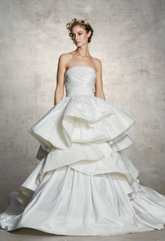 Marchesa Bridal Spring 2019婚纱礼服轻盈梦幻图片 10