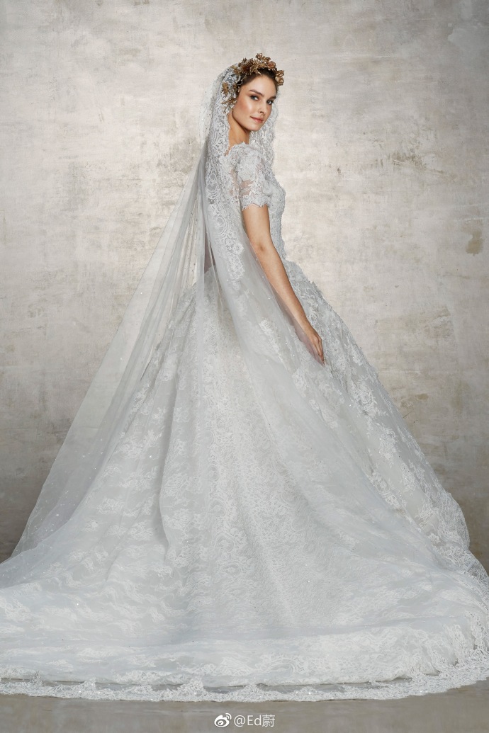 Marchesa Bridal Spring 2019仙女的嫁纱婚纱礼服图片