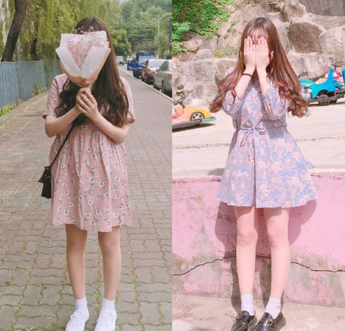 轻甜粉嫩少女系服装搭配参考 6