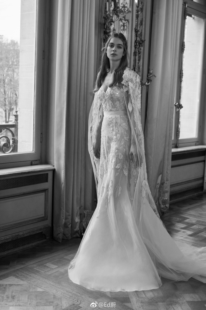 Elie Saab 2019春夏高级婚纱礼服系列仙女裙图片 4
