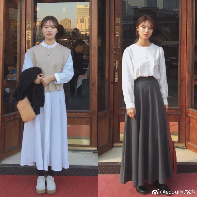 给人很舒服的感觉素色搭配穿衣风格