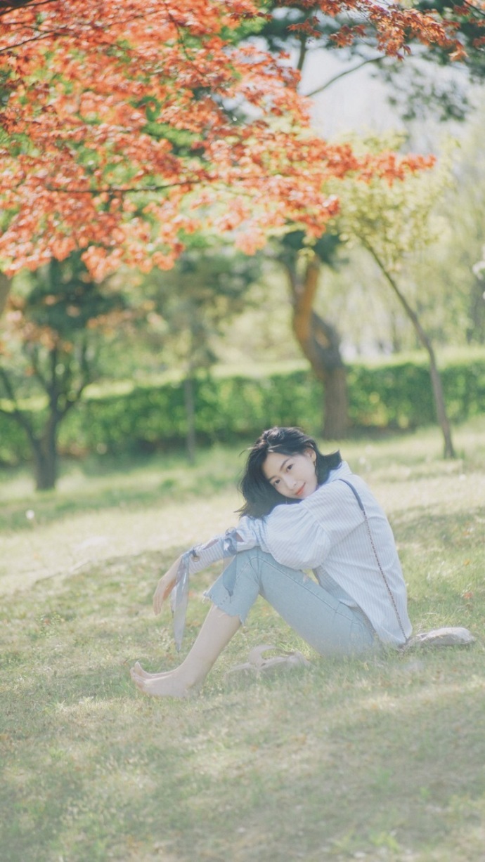 美女主持人温雅春日唯美樱花写真曝光 7
