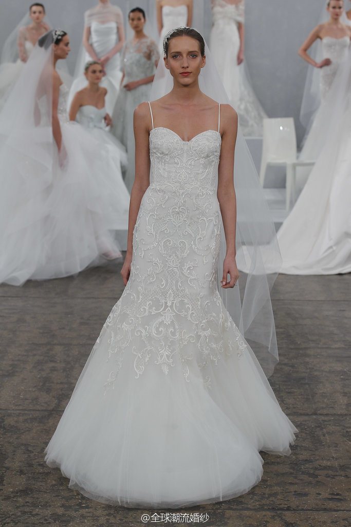 莫尼克&middot;鲁里耶 (Monique Lhuillier) 2015春季婚纱图片