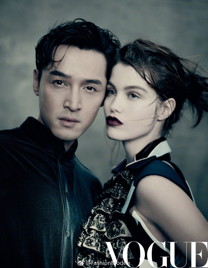 Vogue China June 2018:Luna Bijl胡歌褪色的旧相片定格经 6