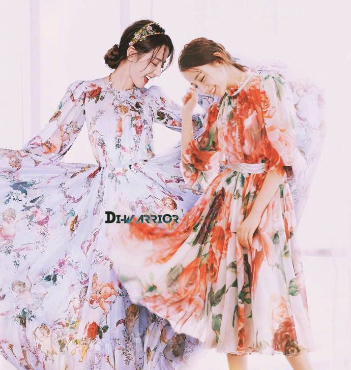 新疆美女明星迪丽热巴时尚大片不论是正面还是 3