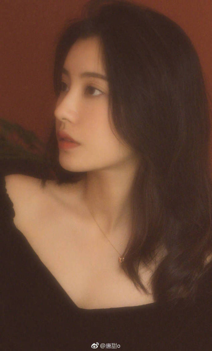 清纯美女模特唐甜老照片复古写真 2