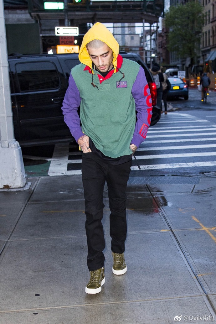 欧美男明星帅哥美渣Zayn Malik纽约出街街拍图片 2