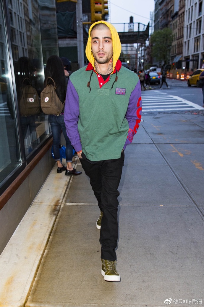 欧美男明星帅哥美渣Zayn Malik纽约出街街拍图片 9