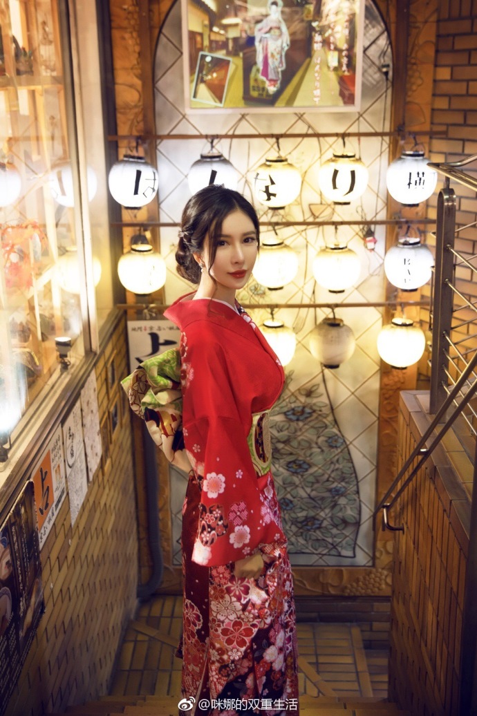 性感美女咪娜日本和服写真 2