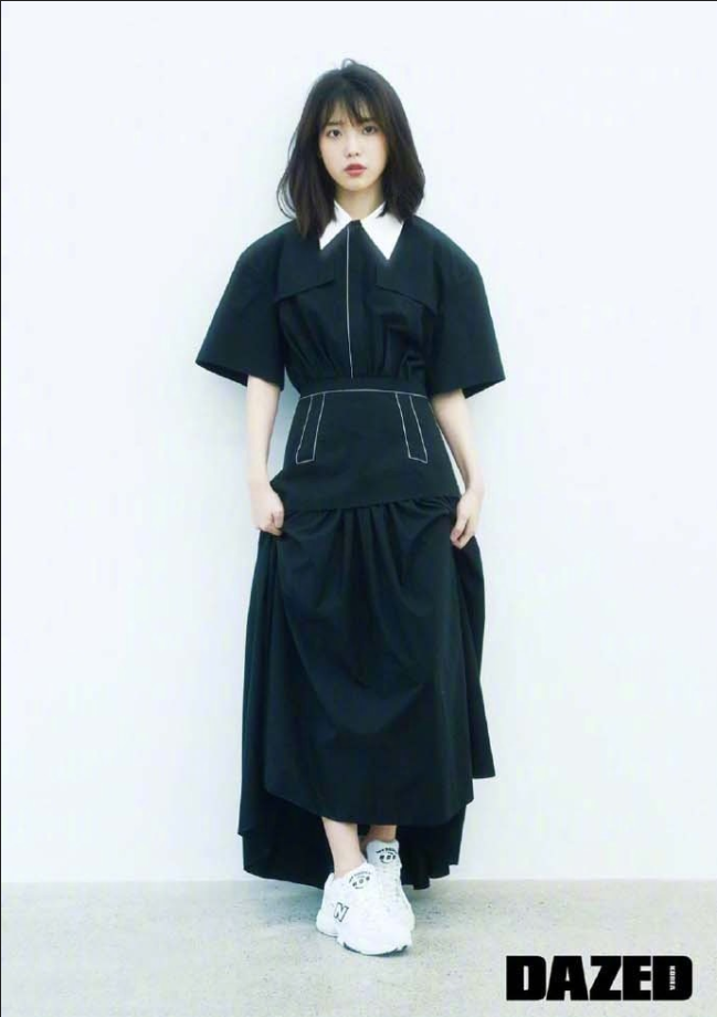 韩国肤白貌美的小仙女李智恩IU十周年DAZED画报图 2