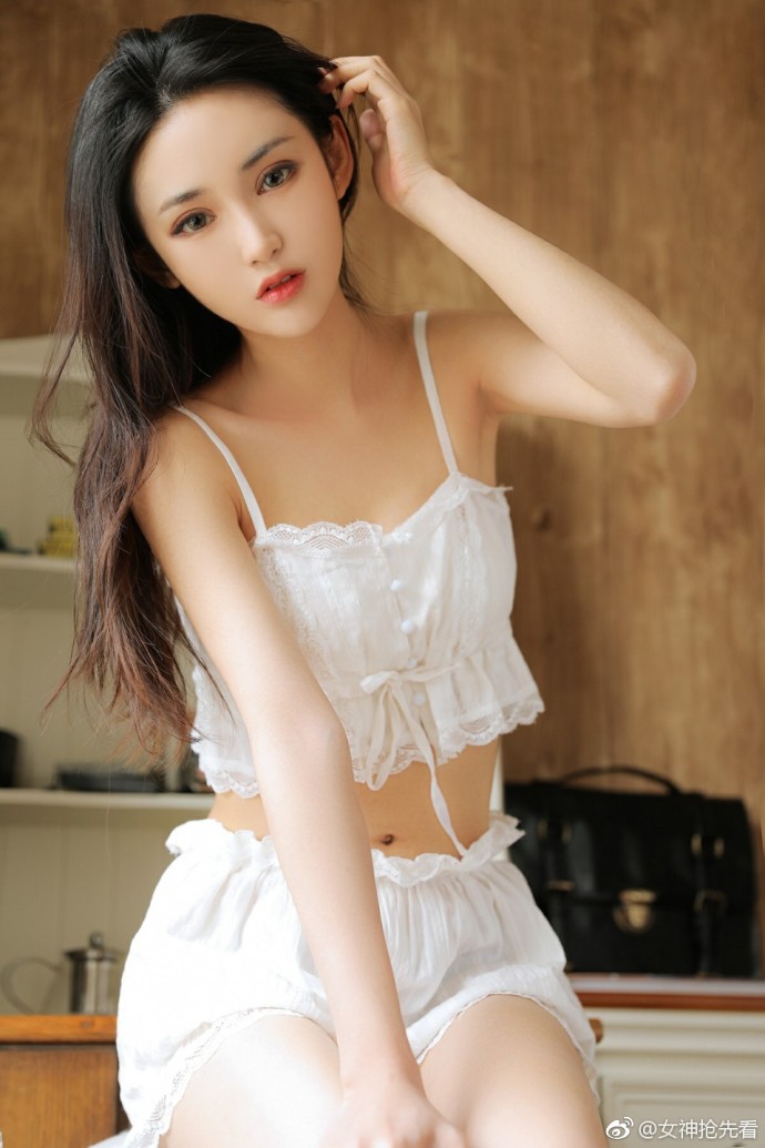 小清新女神-Sxx-小白鲸私房居家图片 5